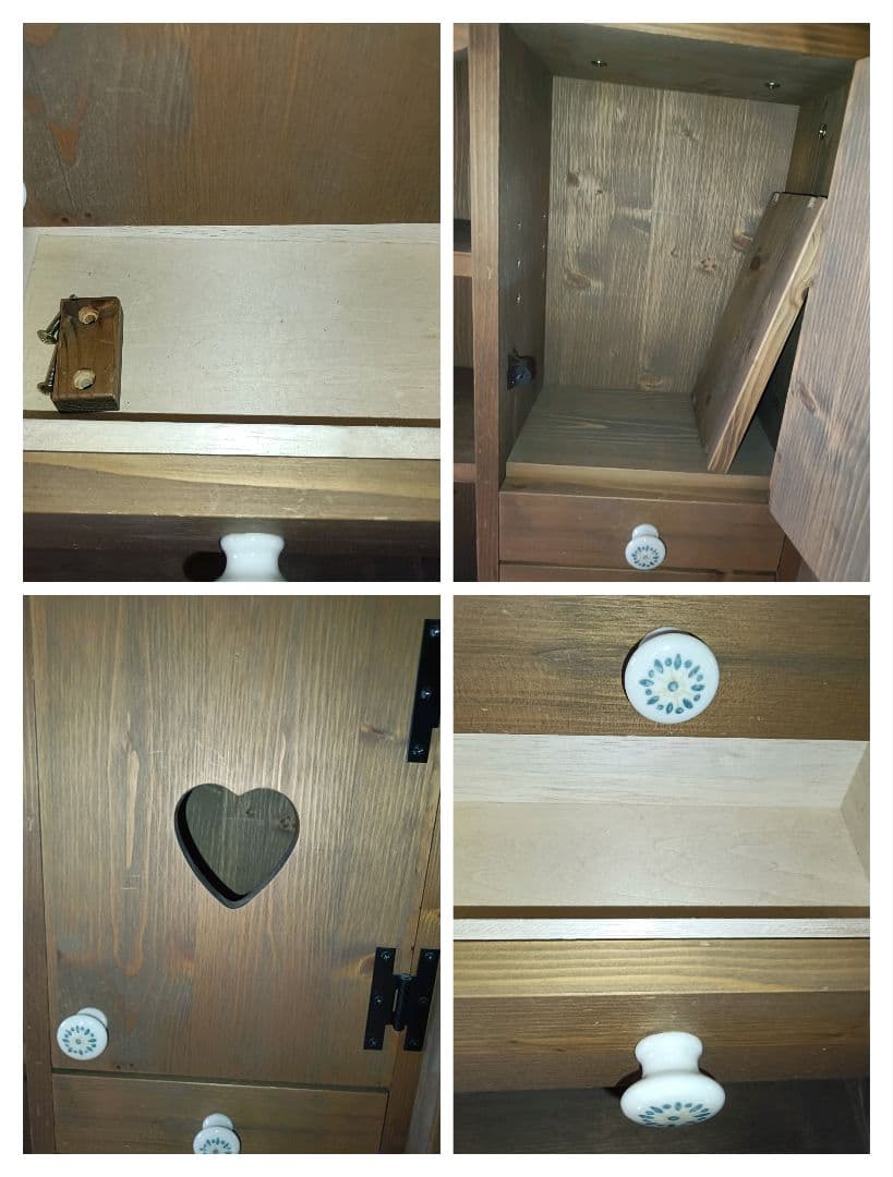 カントリー家具　くり抜き♡デスク　ブックスタンドセット　セパレートも♪アンファン