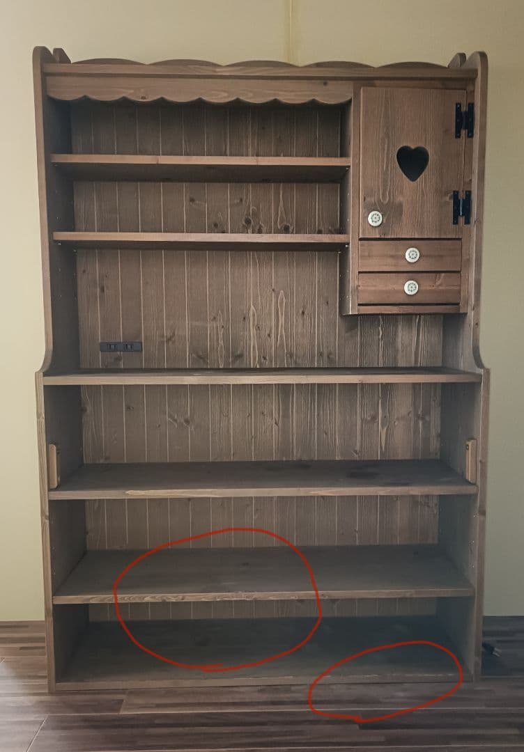 カントリー家具　くり抜き♡デスク　ブックスタンドセット　セパレートも♪アンファン