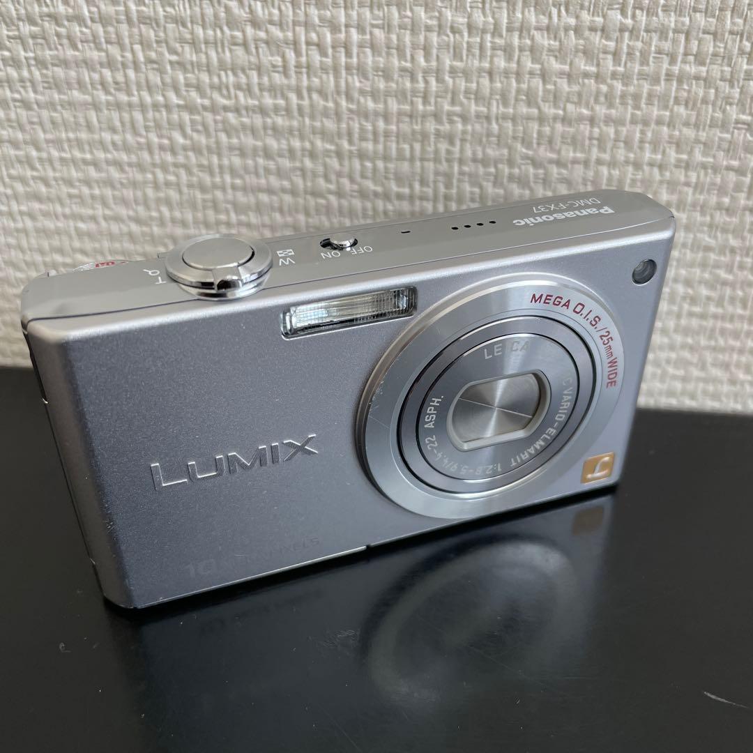 Panasonic LUMIX FX37 シルバー デジカメ　動作確認済み