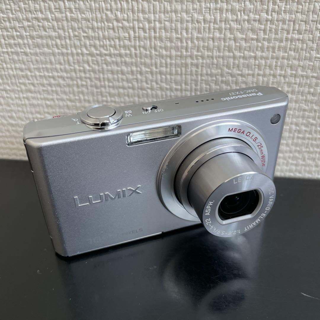 Panasonic LUMIX FX37 シルバー デジカメ　動作確認済み