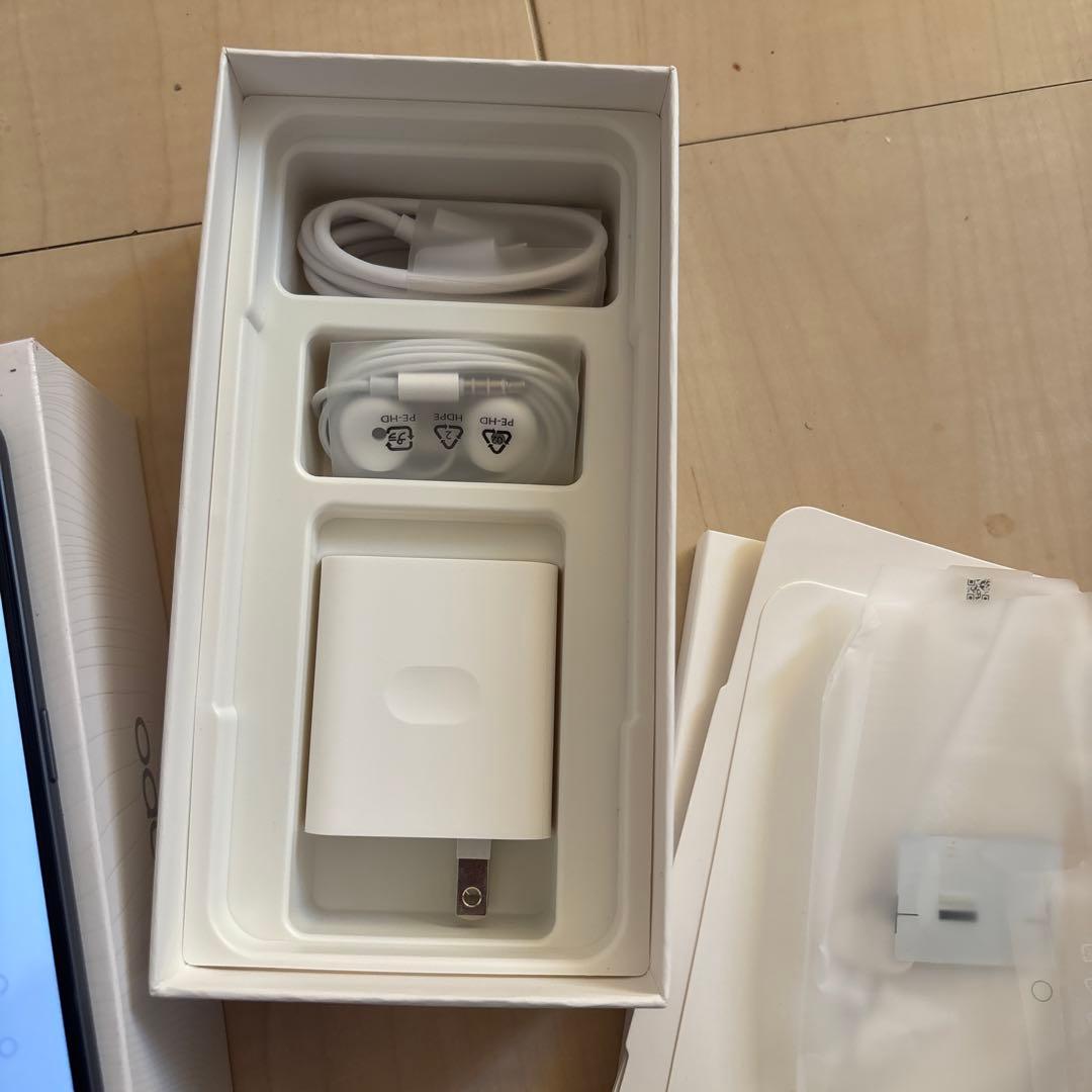 楽天 OPPO A73 ネイビー 本体☆充電器・USBケーブル・箱付属