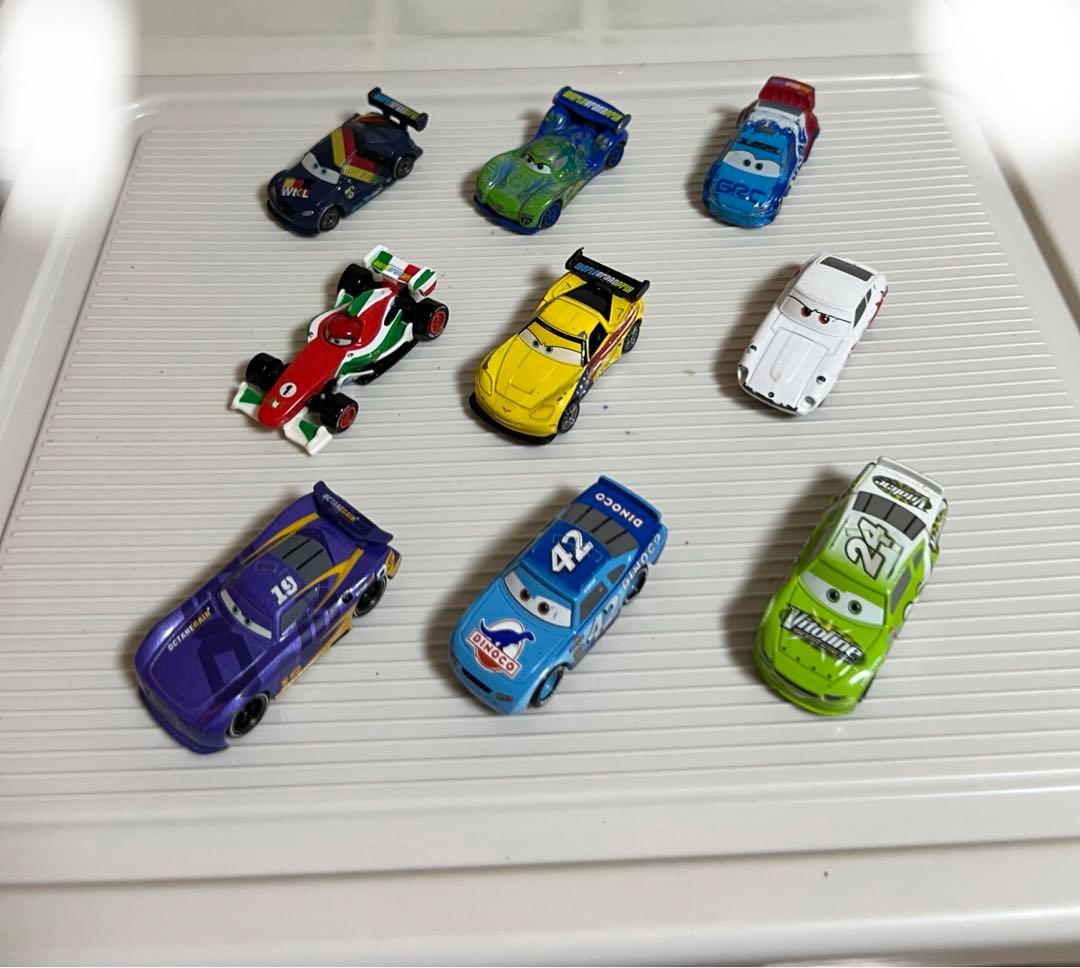 カーズ、ミニカー（トミカ）ブリック、キャル、ダニー、マックスシュネル（廃盤）