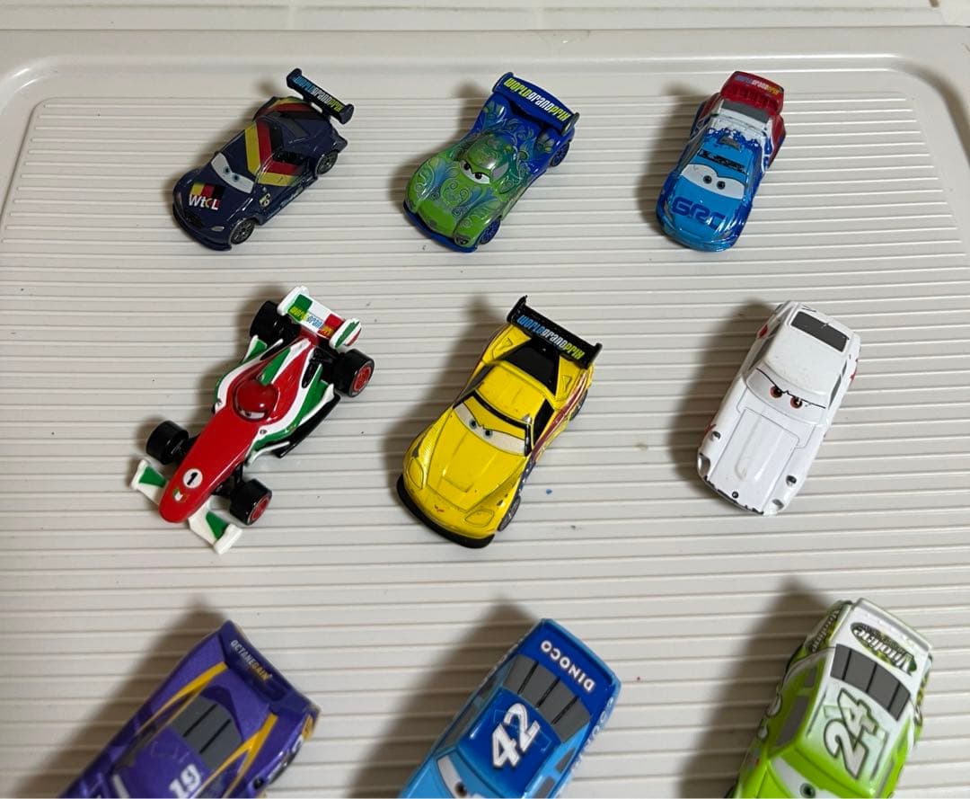 カーズ、ミニカー（トミカ）ブリック、キャル、ダニー、マックスシュネル（廃盤）