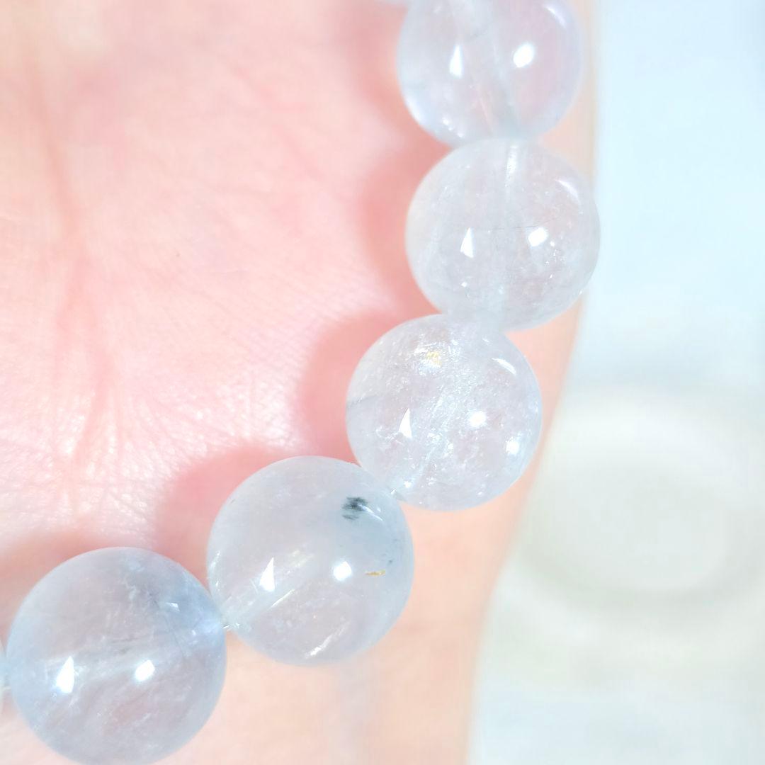 天然石 ブルーラビットヘアルチルクォーツ ブレスレット