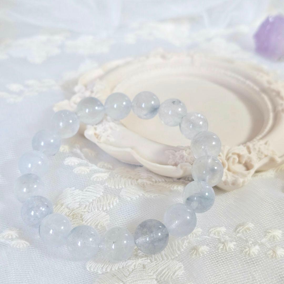天然石 ブルーラビットヘアルチルクォーツ ブレスレット