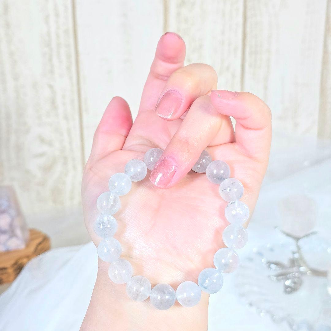 天然石 ブルーラビットヘアルチルクォーツ ブレスレット