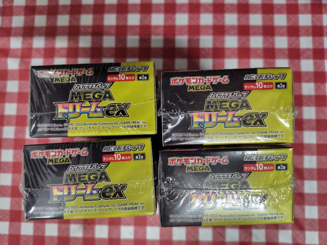 ポケモンカードゲーム MEGAドリームEX 4パックセット
