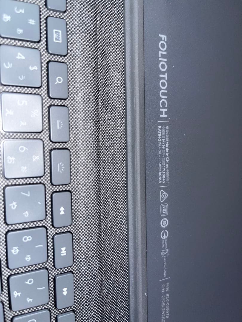 iPadアクセサリー Logicool Folio Touch iK1094BKAr