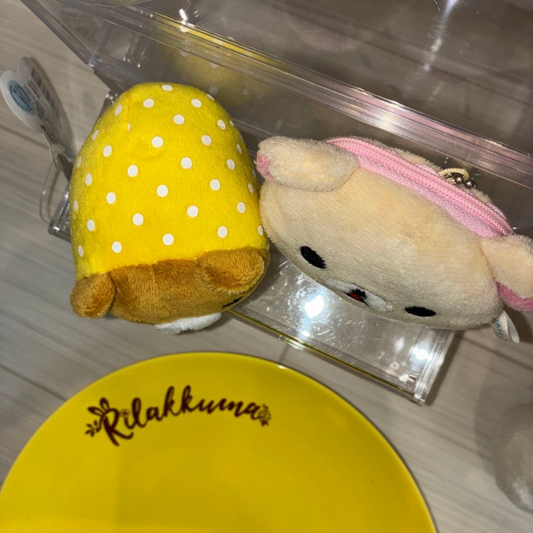 リラックマぬいぐるみマスコット11点セット。ミャクミャクぬいぐるみ新品