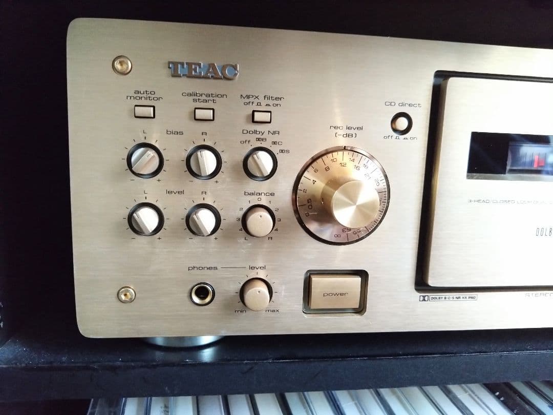 【整備品】TEAC V-6030S カセットデッキ