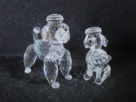 SWAROVSKI プードル ２個セット
