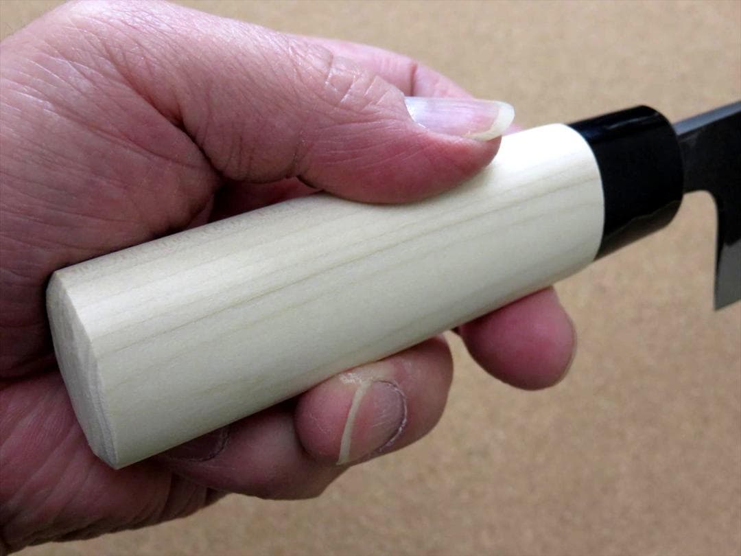 関の刃物 三徳包丁 160mm 黒打 青紙2号 軟鉄 魚 肉切り 両刃 万能包丁