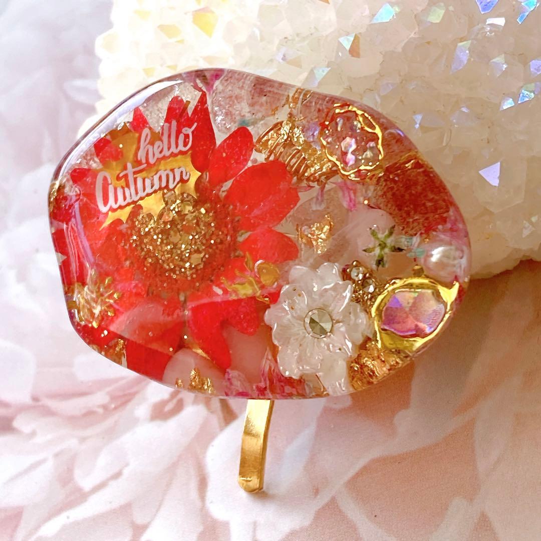 幸運引き寄せ♡オルゴナイト ポニーフックストロベリークォーツ ピンクトルマリン