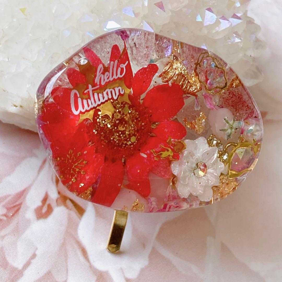 幸運引き寄せ♡オルゴナイト ポニーフックストロベリークォーツ ピンクトルマリン