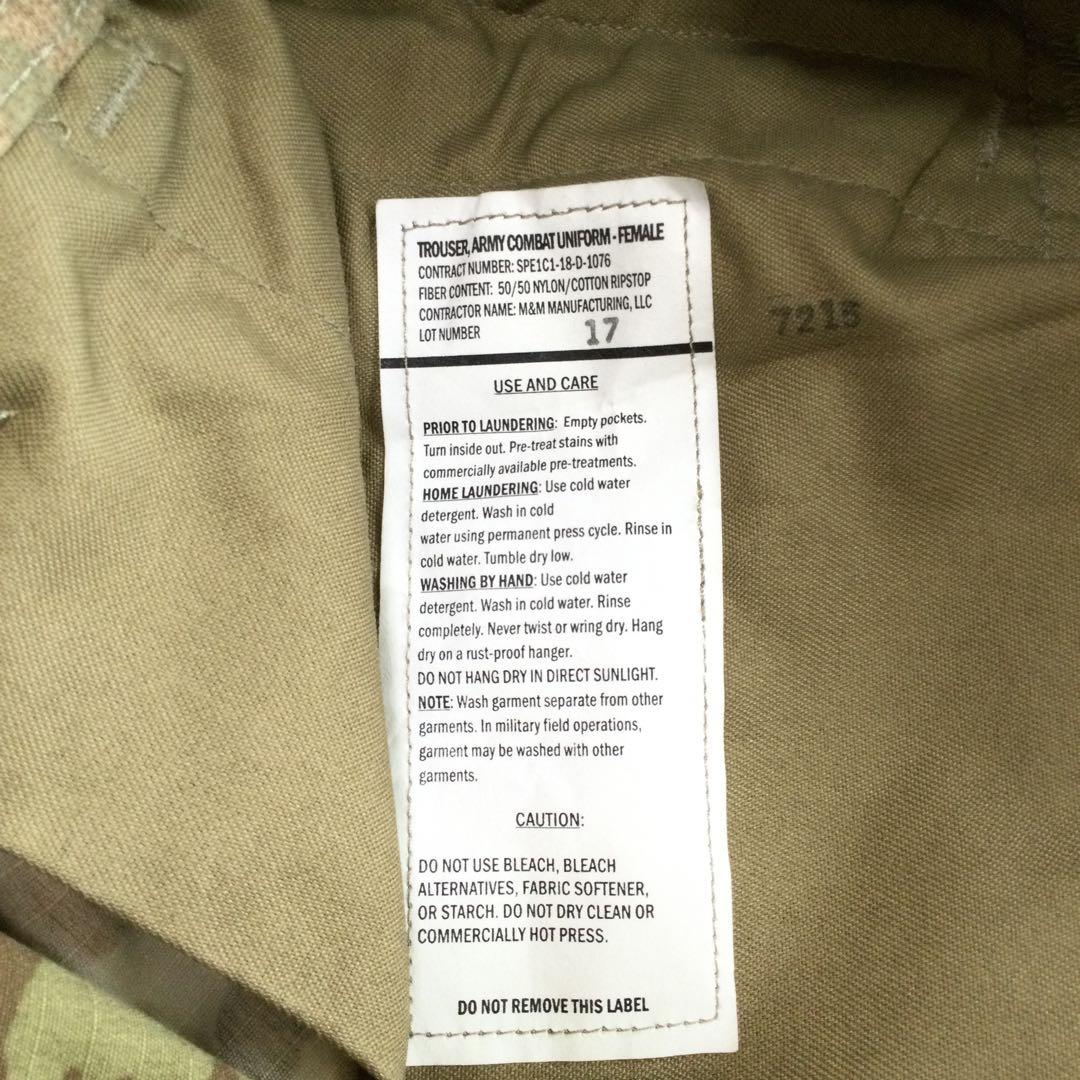 実物 アメリカ陸軍 OCP スコーピオンW2迷彩 コンバットパンツ 28R