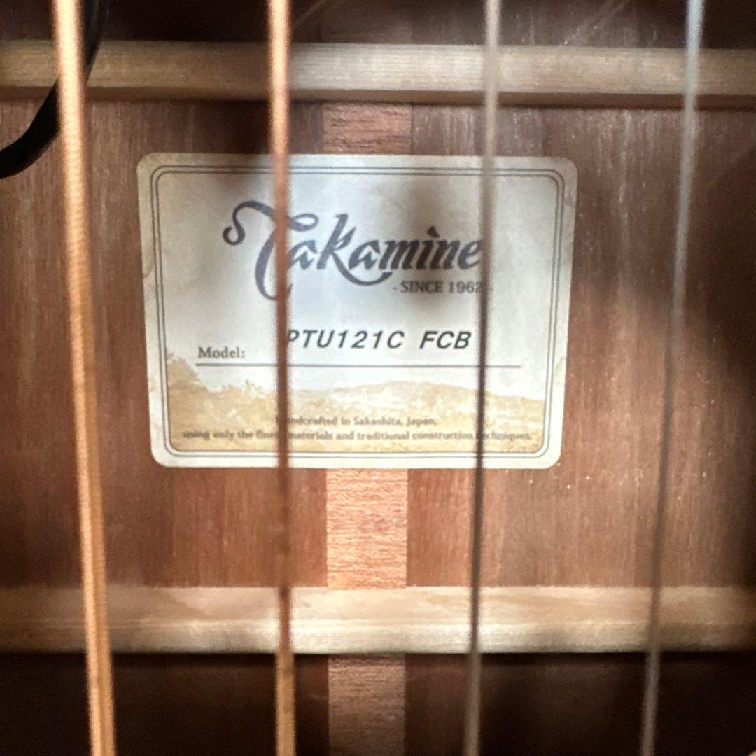 ナルト　Takamine PTU121C FCB エレアコギター