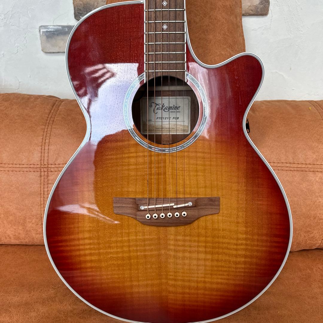 ナルト　Takamine PTU121C FCB エレアコギター
