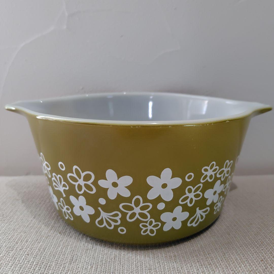 Old Pyrex 　オールドパイレックス　クレイジーデイジー　6点（蓋含む）