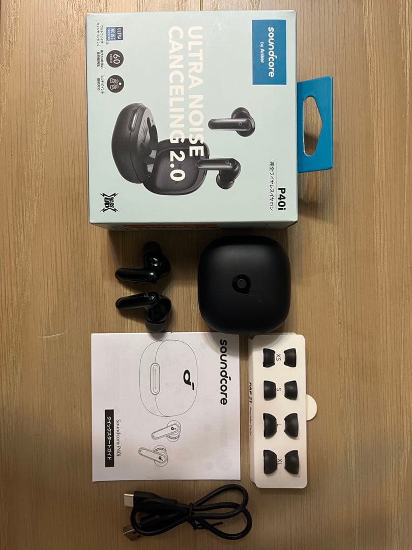 Soundcore P40i ワイヤレスイヤフォン ブラック