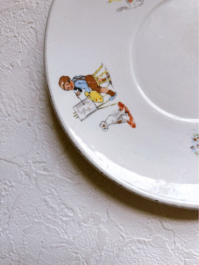 フランスアンティークSurreguemines et Digoin ソーサー・皿