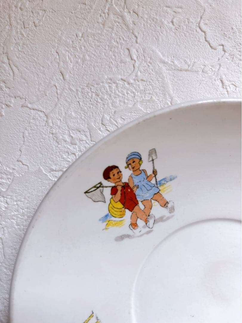 フランスアンティークSurreguemines et Digoin ソーサー・皿