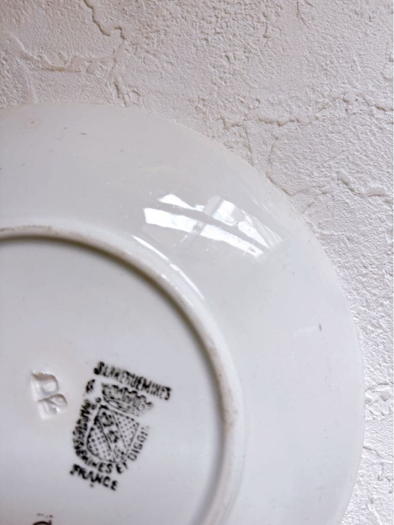 フランスアンティークSurreguemines et Digoin ソーサー・皿