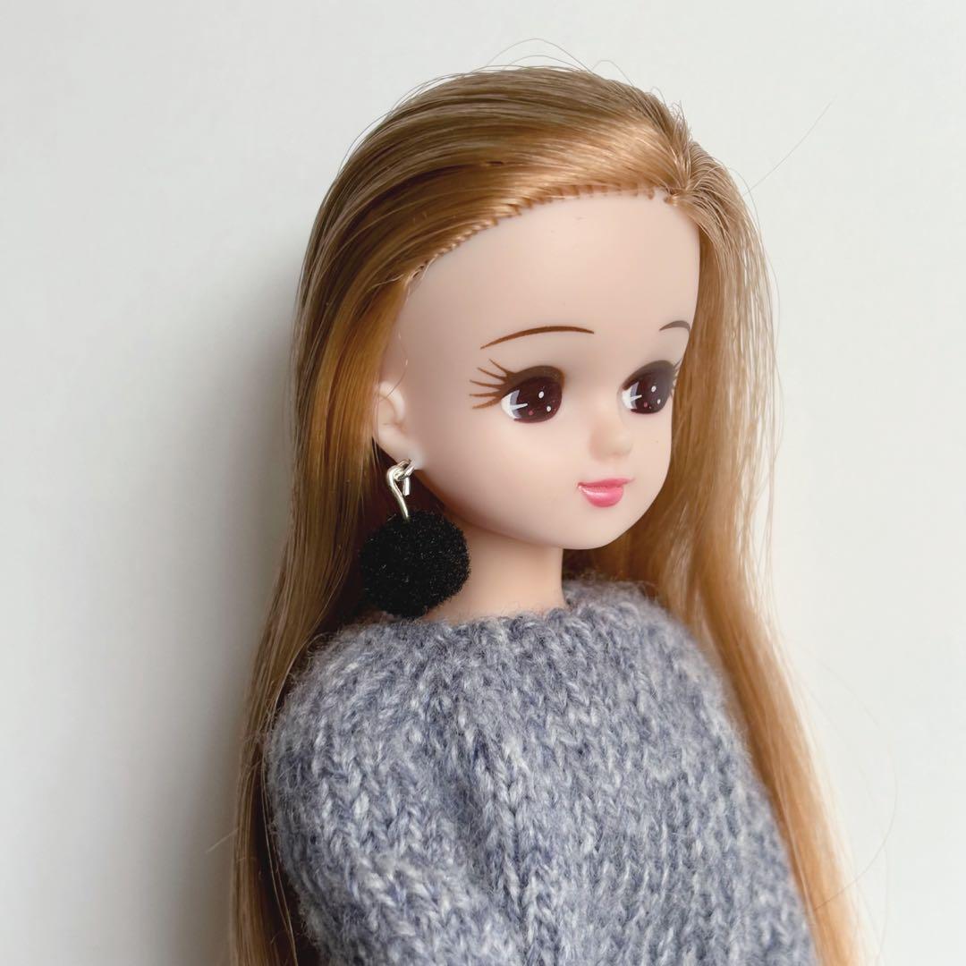 【L49】ドール用ヘアクリップ&ポニーテールフック&ピアスセット