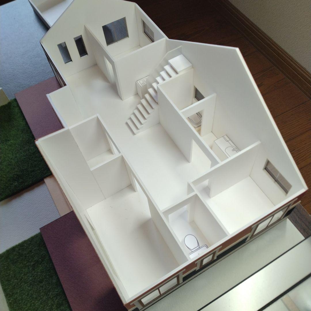 50分の1，平屋＆ロフト内外模型No.94『気分は北欧Ⅱ』