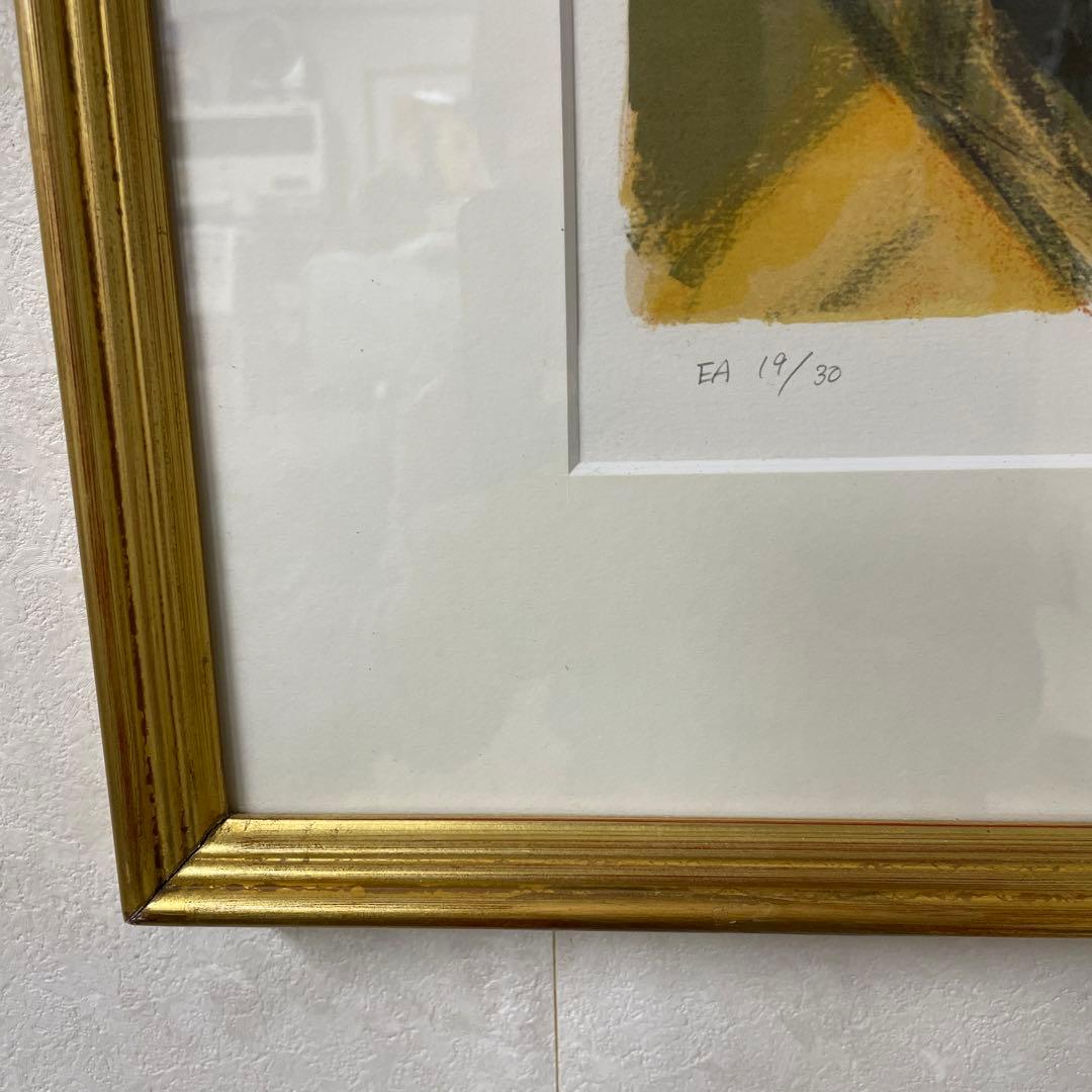 送料込み　斎藤三郎　直筆サイン入り版画　百貨店上代28万円