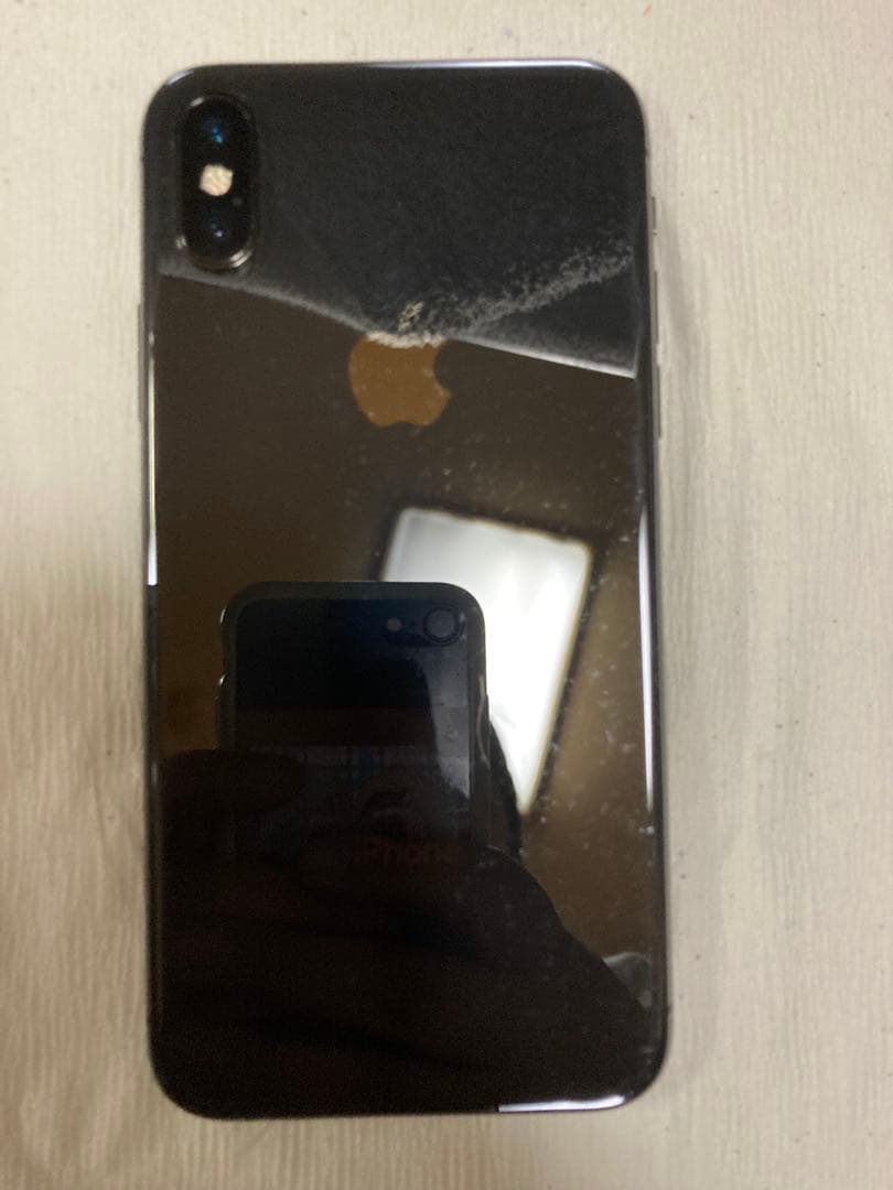 バッテリー100% iPhoneX 64GB SIMフリー スペースグレイ