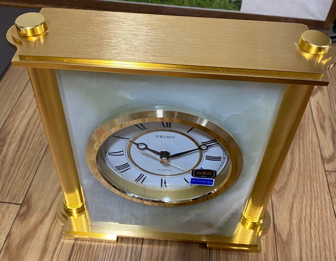 SEIKO マザーオブパール 置時計