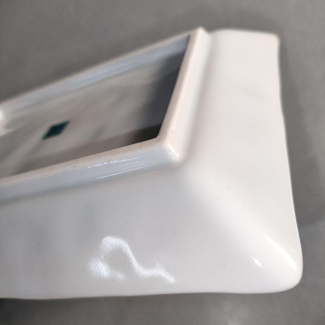 A1296-4/九谷焼/陶全 造/色絵花草文絵替皿揃5客/共箱/角皿/懐石道具/