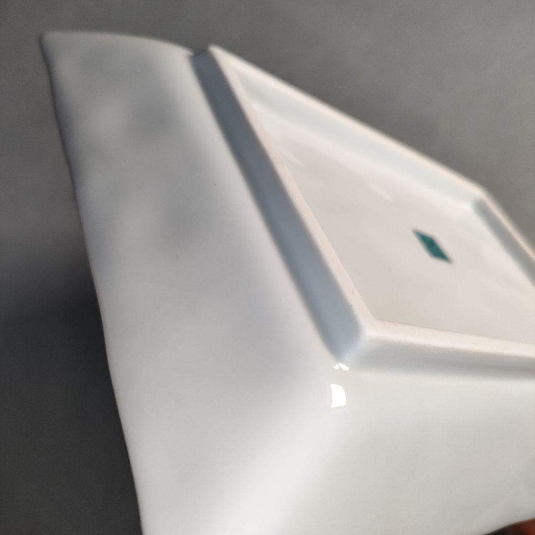 A1296-4/九谷焼/陶全 造/色絵花草文絵替皿揃5客/共箱/角皿/懐石道具/