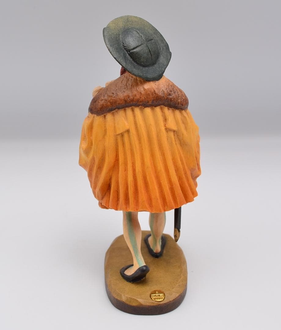 商人とその妻　２体セット　アンリ　ANRI　12ｃｍ　ヴィンテージ　箱付き