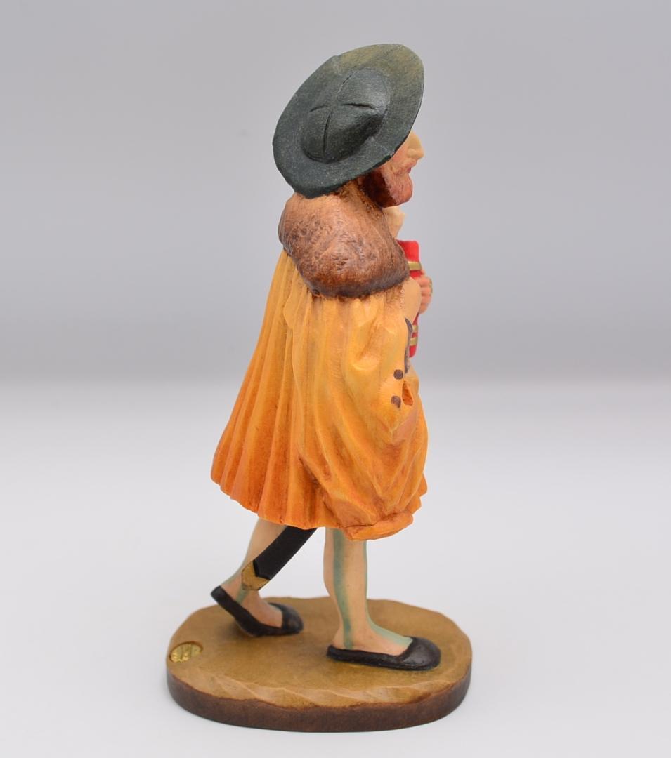 商人とその妻　２体セット　アンリ　ANRI　12ｃｍ　ヴィンテージ　箱付き