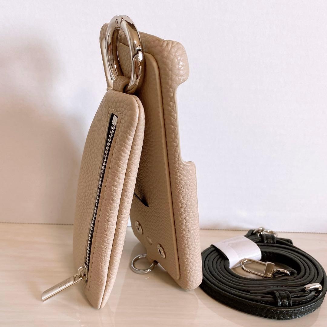 【正規品】ajew エジュー iPhone11 XR ベージュ ショルダー