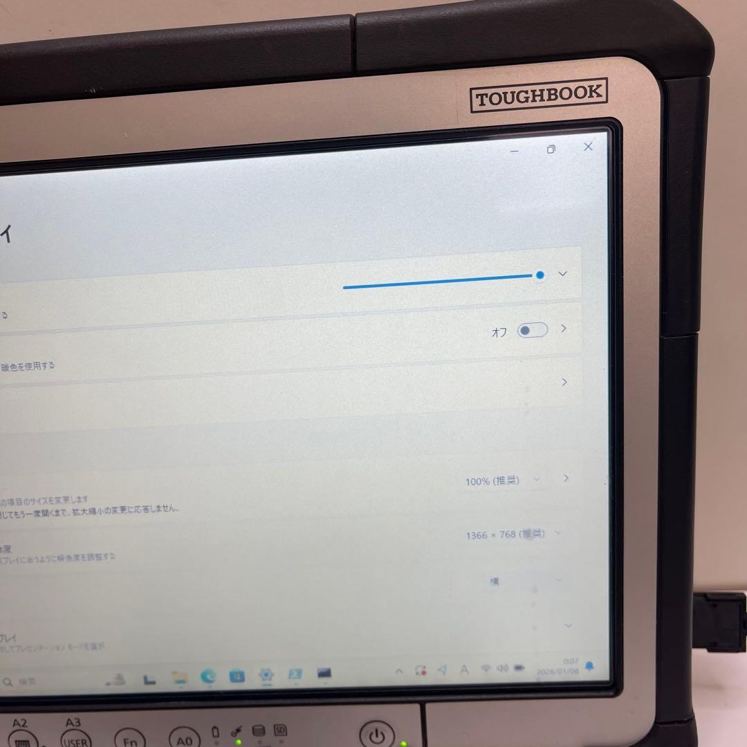 #753 パナソニック TOUGHBOOK CF-D1 i5 4G SSD128
