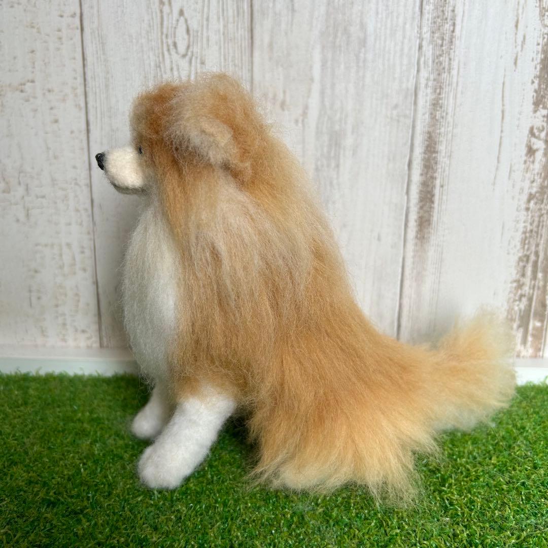 羊毛フェルト【秋田犬　長毛種】犬　オーダー　※他の犬種もオーダー受付中です