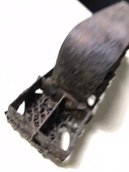 古美術　一点物　鉄製ロウケツ染め　道具　インテリア　バティック