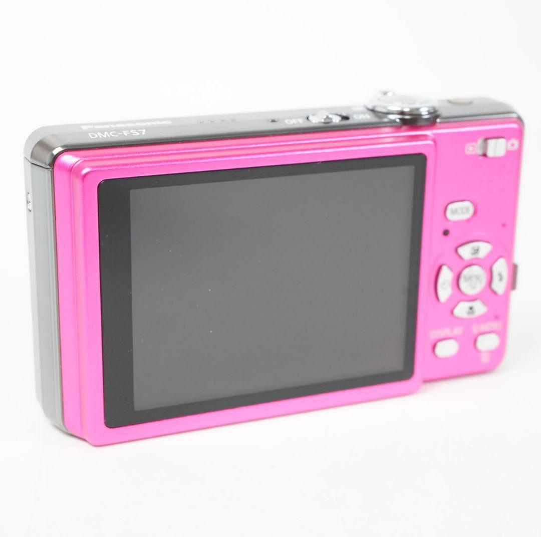 Panasonic DMC-FS7 コンパクトデジタルカメラ ピンク
