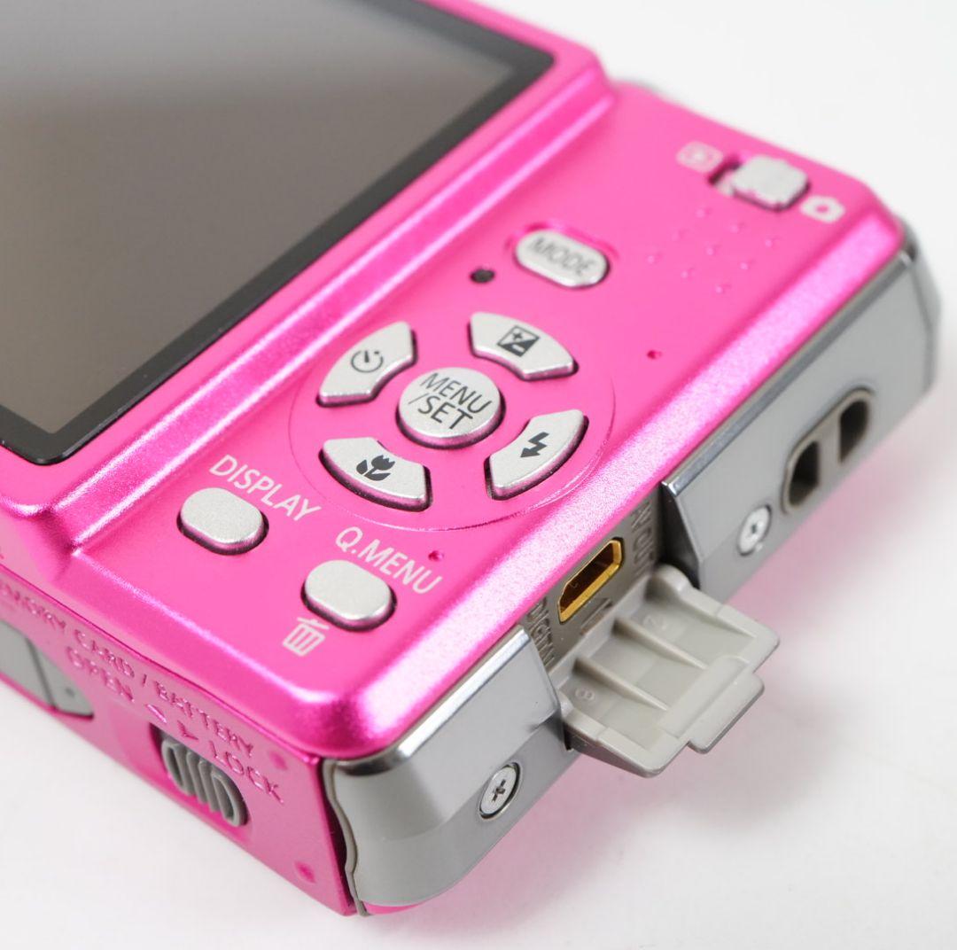 Panasonic DMC-FS7 コンパクトデジタルカメラ ピンク