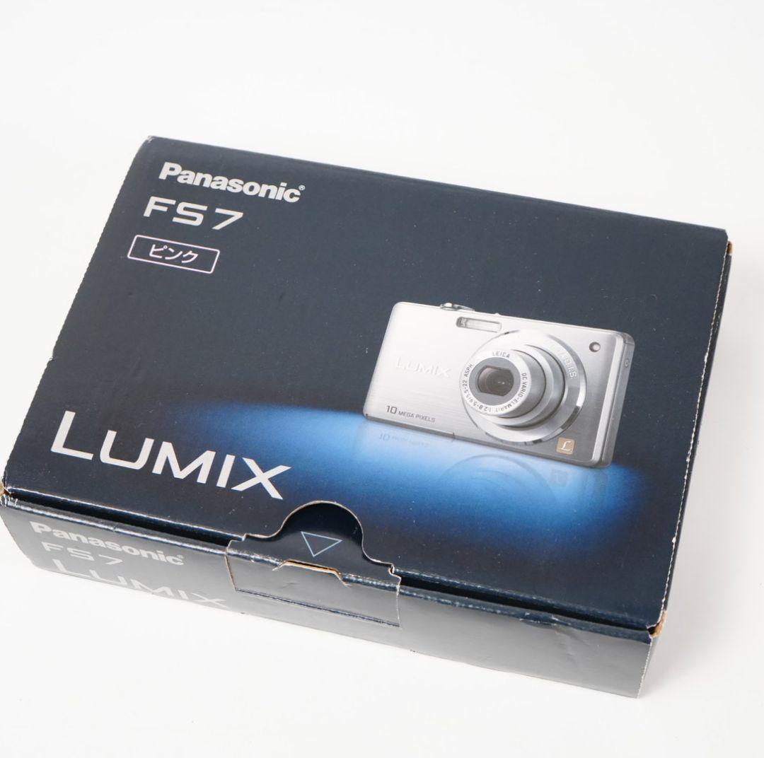 Panasonic DMC-FS7 コンパクトデジタルカメラ ピンク