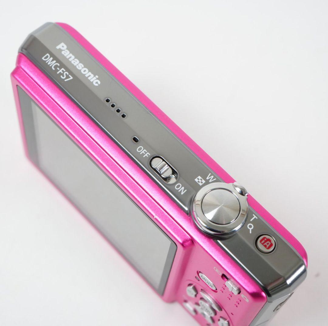 Panasonic DMC-FS7 コンパクトデジタルカメラ ピンク