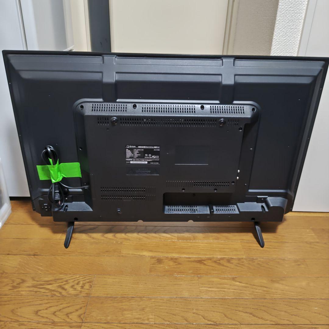 山善　Qriom　40型 液晶テレビ　QRC-40W2K HDD内蔵 裏番組対応