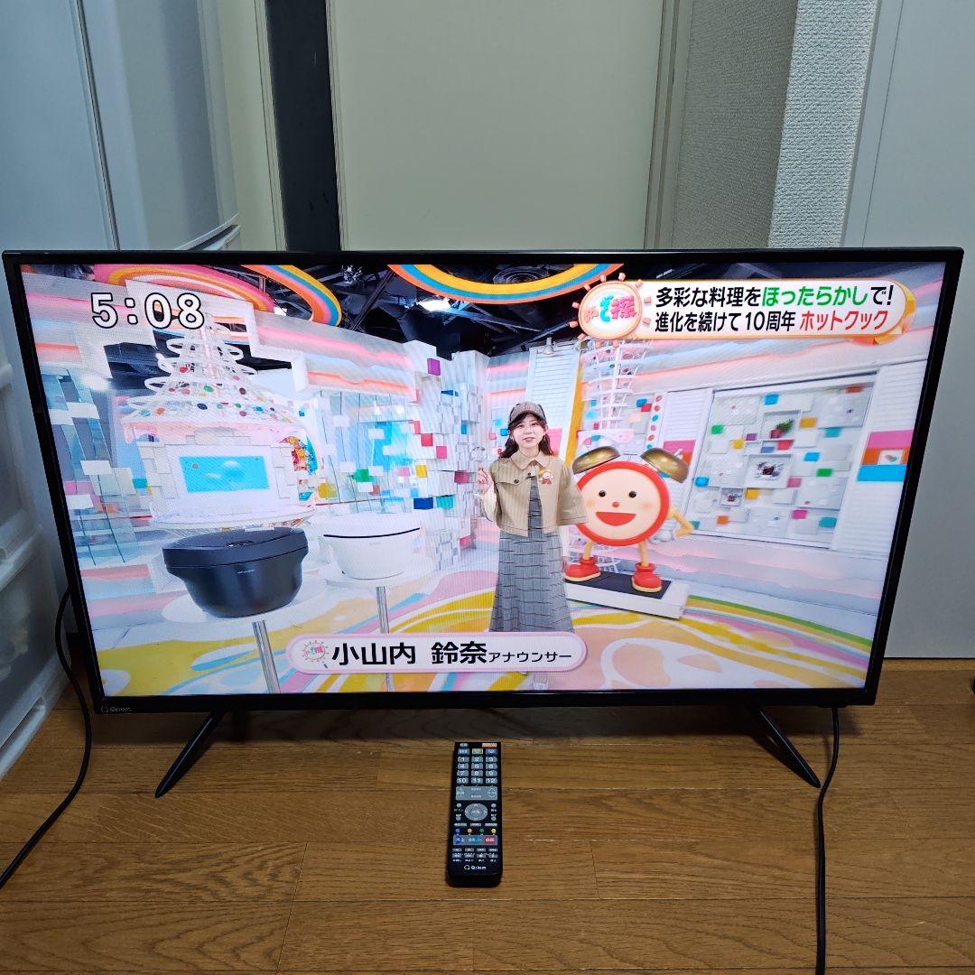 山善　Qriom　40型 液晶テレビ　QRC-40W2K HDD内蔵 裏番組対応