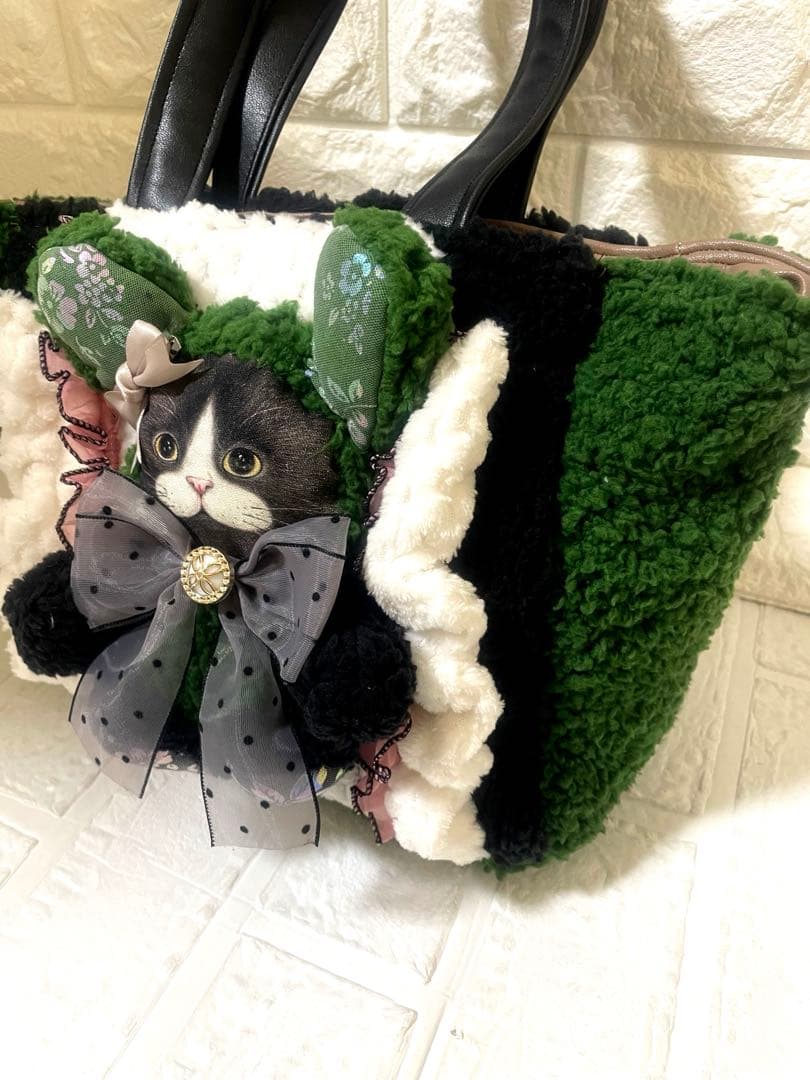 k*n様 コヤンイサムチョン　ハンドメイド フェイクレザーふわふわキルティングト