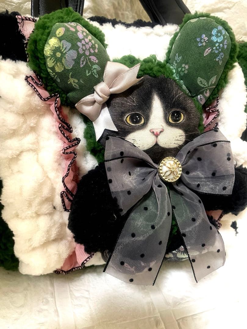 k*n様 コヤンイサムチョン　ハンドメイド フェイクレザーふわふわキルティングト