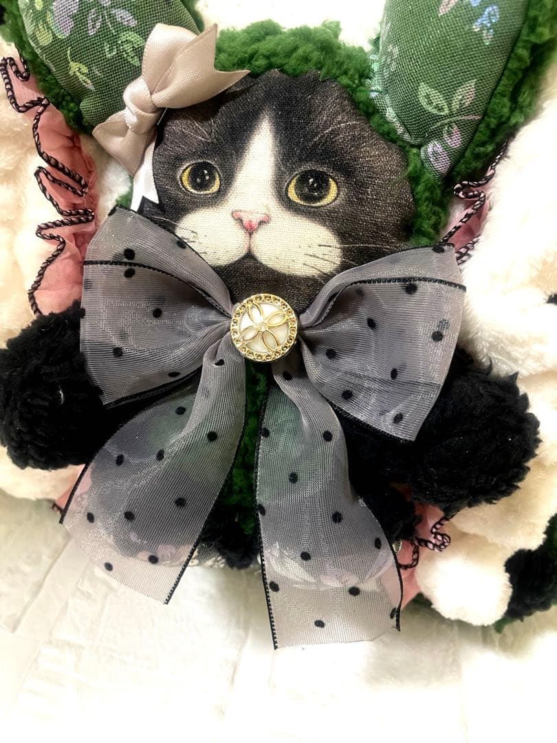 k*n様 コヤンイサムチョン　ハンドメイド フェイクレザーふわふわキルティングト