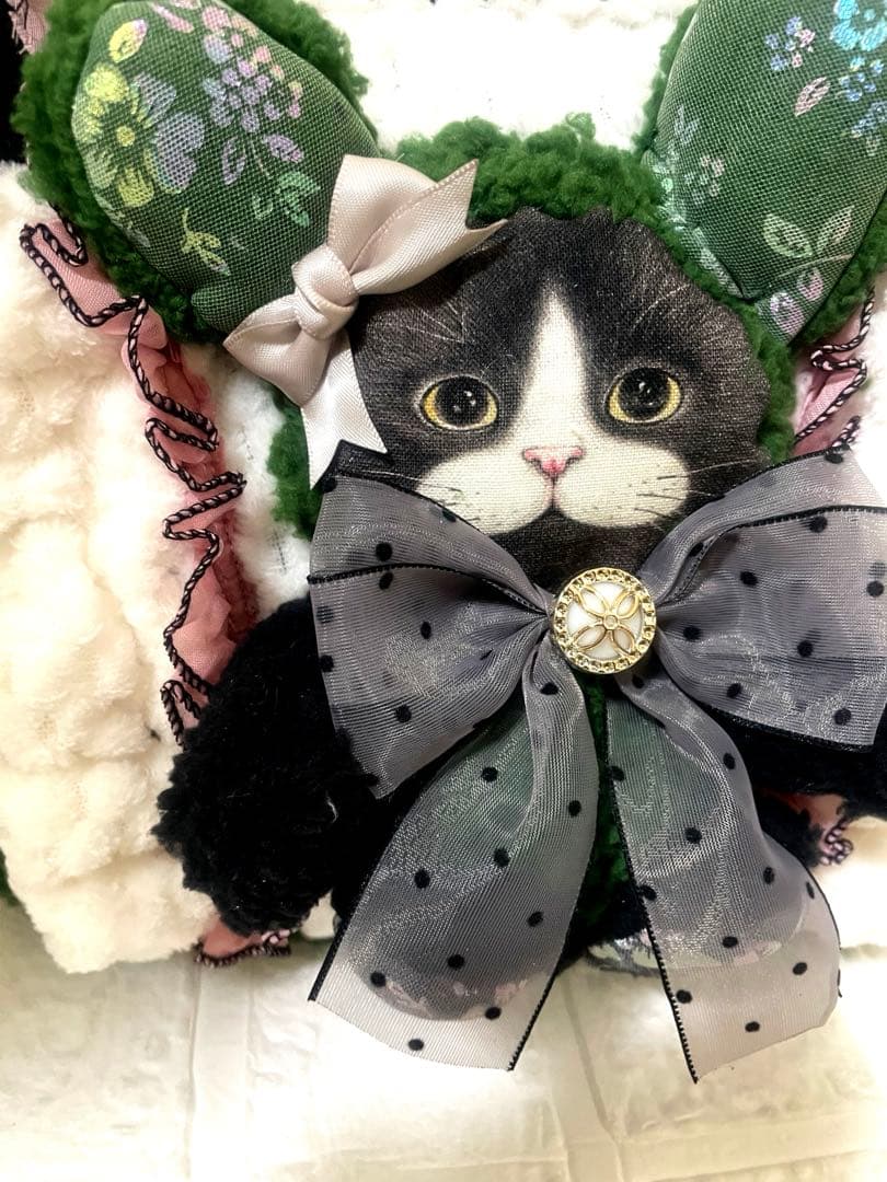 k*n様 コヤンイサムチョン　ハンドメイド フェイクレザーふわふわキルティングト