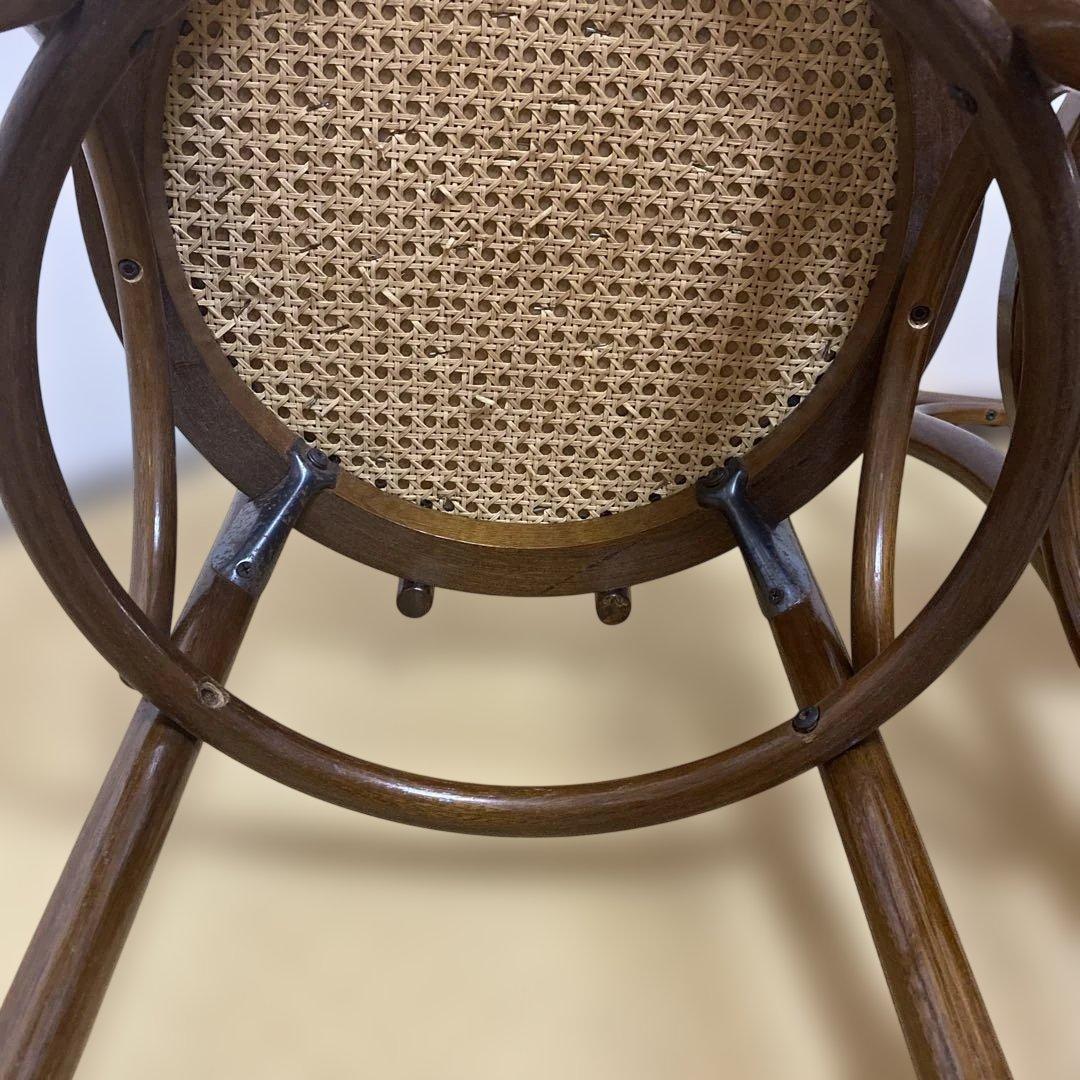 アンティーク ベントウッドチェア 曲木 木製 リビングチェア カフェチェア　2脚